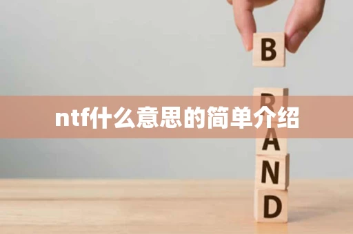 ntf什么意思的简单介绍