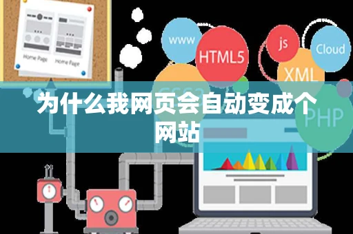 为什么我网页会自动变成个网站