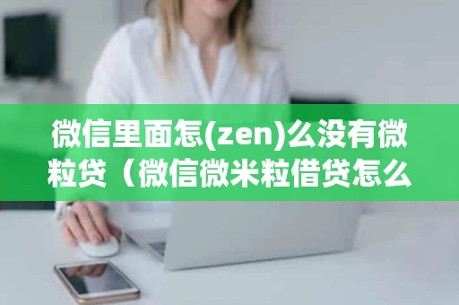 微信里面怎(zen)么没有微粒贷（微信微米粒借贷怎么开通）