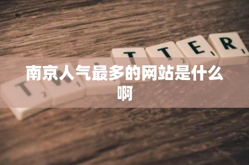 南京人气最多的网站是什么啊