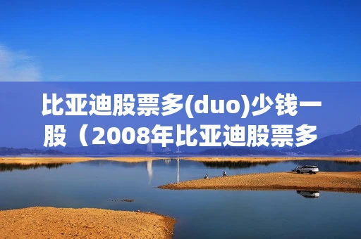 比亚迪股票多(duo)少钱一股（2008年比亚迪股票多少钱一股）