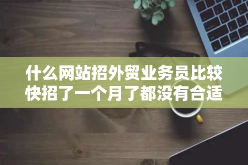 什么网站招外贸业务员比较快招了一个月了都没有合适的