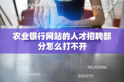 农业银行网站的人才招聘部分怎么打不开