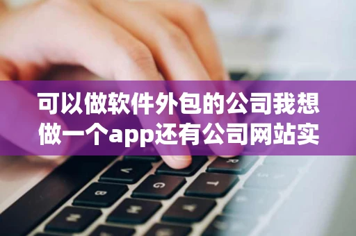 可以做软件外包的公司我想做一个app还有公司网站实力这些比较好