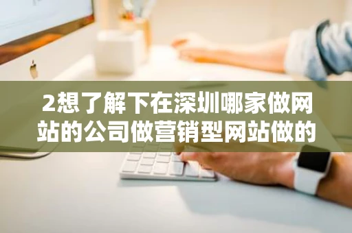 2想了解下在深圳哪家做网站的公司做营销型网站做的比较好麻烦给