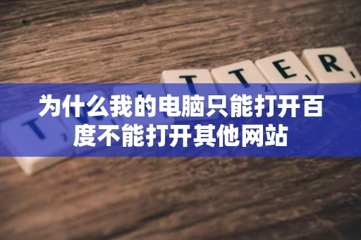 为什么我的电脑只能打开百度不能打开其他网站