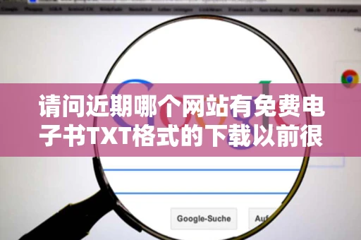 请问近期哪个网站有免费电子书TXT格式的下载以前很多可下很方便