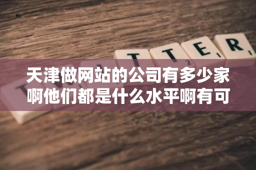 天津做网站的公司有多少家啊他们都是什么水平啊有可以提供较好 天津做网站的公司有多少家啊他们都是什么水平啊有可以提供较好